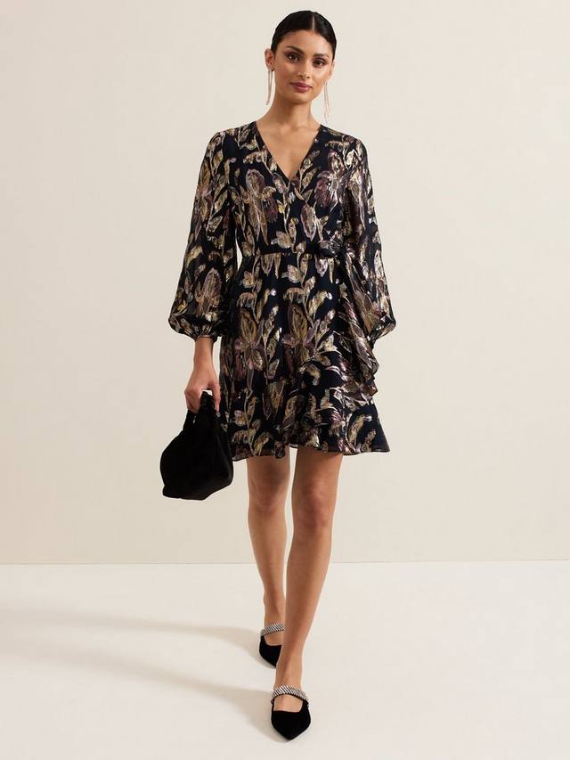 Платье с металлическими листьями от amelia Phase Eight, темно-синий
Платье с металлическими листьями от amelia Phase Eight, темно-синий