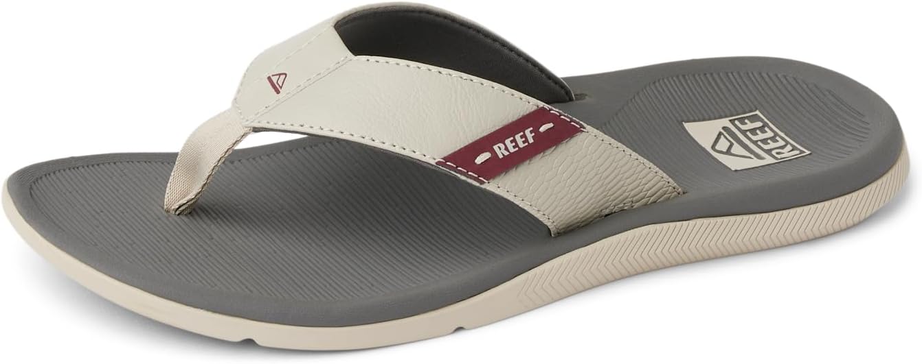 Мужские вьетнамки REEF Santa Ana, поддержка свода стопы, водостойкие, подошва не оставляет следов, серый/бордовый/песочный
Мужские вьетнамки REEF Santa Ana, поддержка свода стопы, водостойкие, подошва не оставляет следов, серый/бордовый/песочный