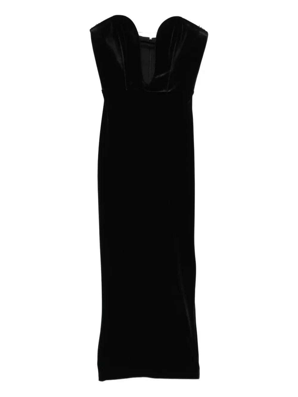 Бархатное платье с открытыми плечами Vestiaire d'un Oiseau Libre, черный
Бархатное платье с открытыми плечами Vestiaire d'un Oiseau Libre, черный