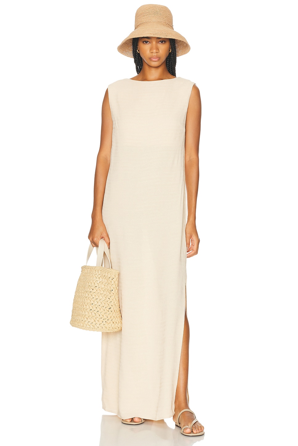 Платье с драпировкой на спине Matteau, Flax
Платье с драпировкой на спине Matteau, Flax