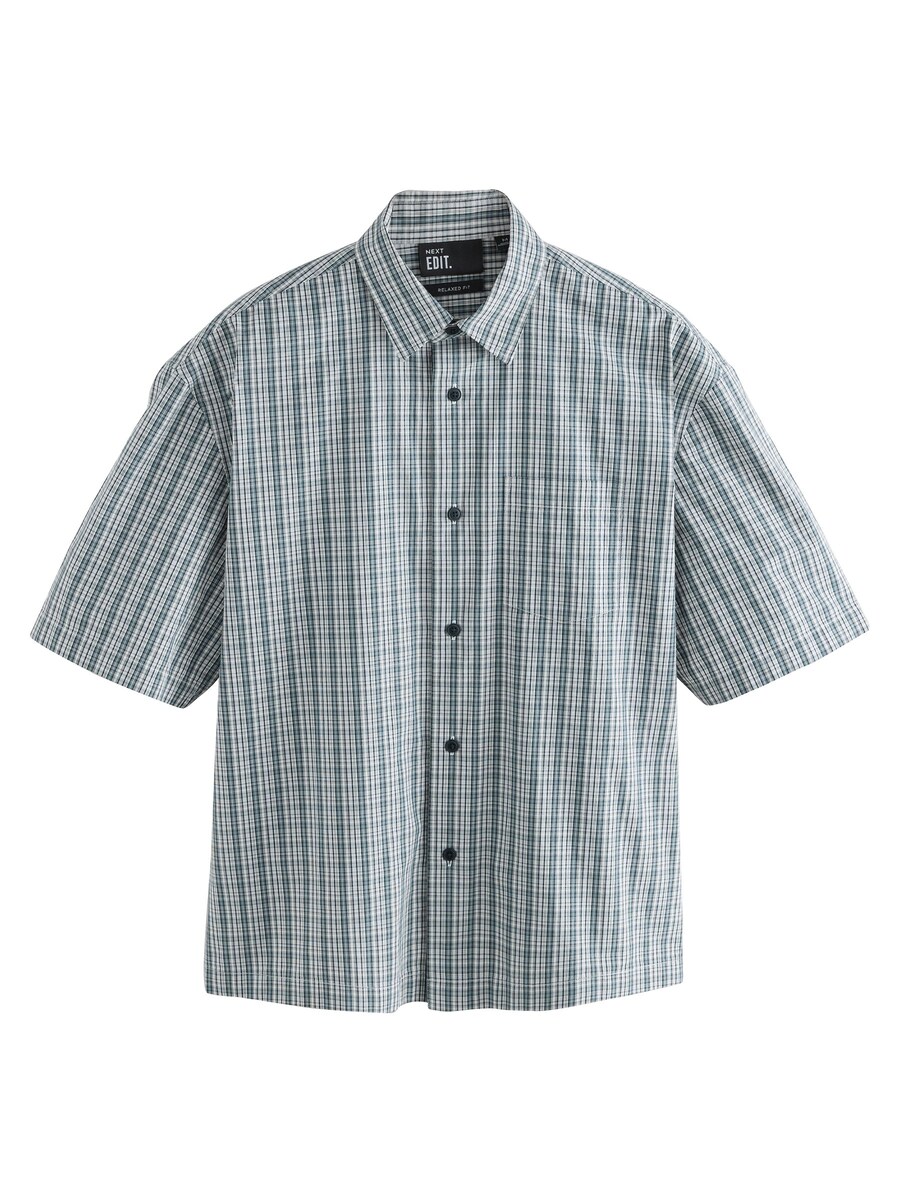 Рубашка на пуговицах классического кроя Next, синий
Рубашка на пуговицах классического кроя Next, синий