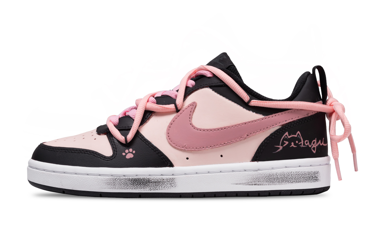 Nike Court Borough Low top детские скейтбординг кроссовки Black Pink для подростков
Nike Court Borough Low top детские скейтбординг кроссовки Black Pink для подростков