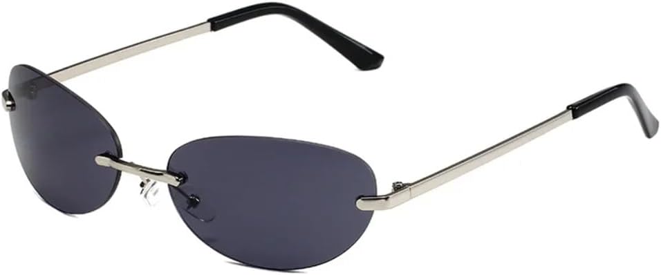 Панк-очки для активного отдыха без оправы для мужчин и женщин, круглая оправа, «кошачий глаз», ретро-модные солнцезащитные очки с защитой от УФ-излучения UV400 KTUCN, Sliver Grey
Панк-очки для активного отдыха без оправы для мужчин и женщин, круглая оправа, «кошачий глаз», ретро-модные солнцезащитные очки с защитой от УФ-излучения UV400 KTUCN, Sliver Grey