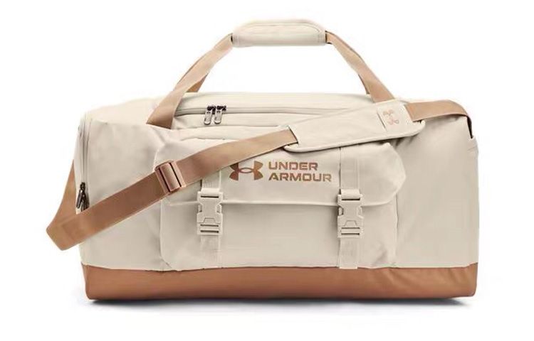 Полиэстеровая дорожная сумка через плечо унисекс бежевая мультиколор Under Armour
Полиэстеровая дорожная сумка через плечо унисекс бежевая мультиколор Under Armour