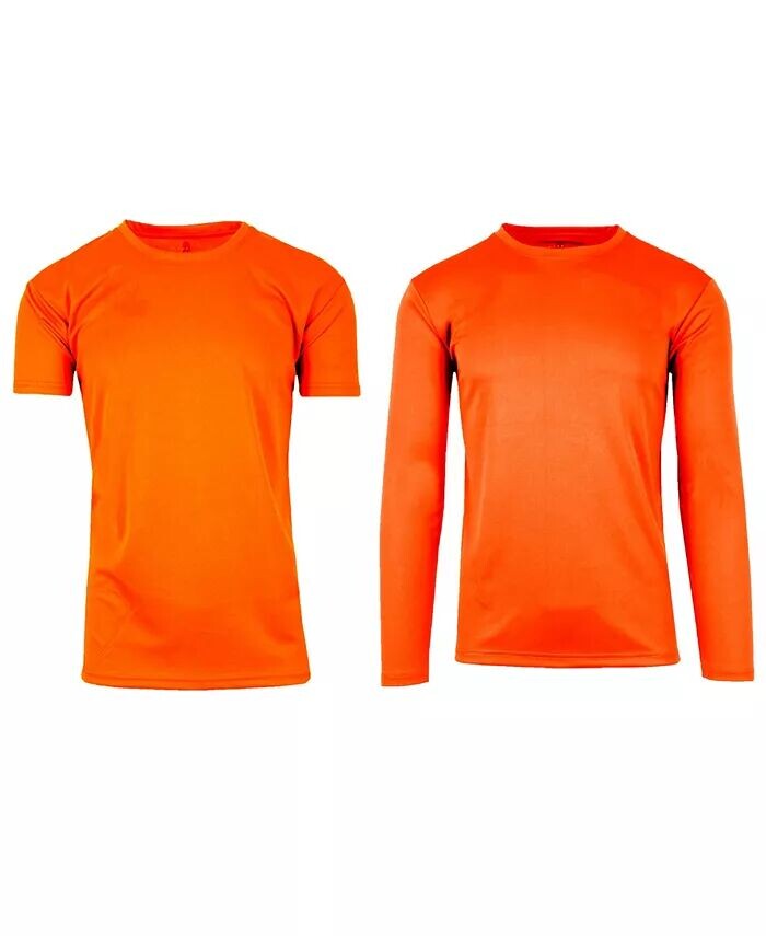 Мужская быстросохнущая влагоотводящая футболка с коротким рукавом и длинным рукавом, комплект из 2 шт Galaxy By Harvic, оранжевый
Мужская быстросохнущая влагоотводящая футболка с коротким рукавом и длинным рукавом, комплект из 2 шт Galaxy By Harvic, оранжевый