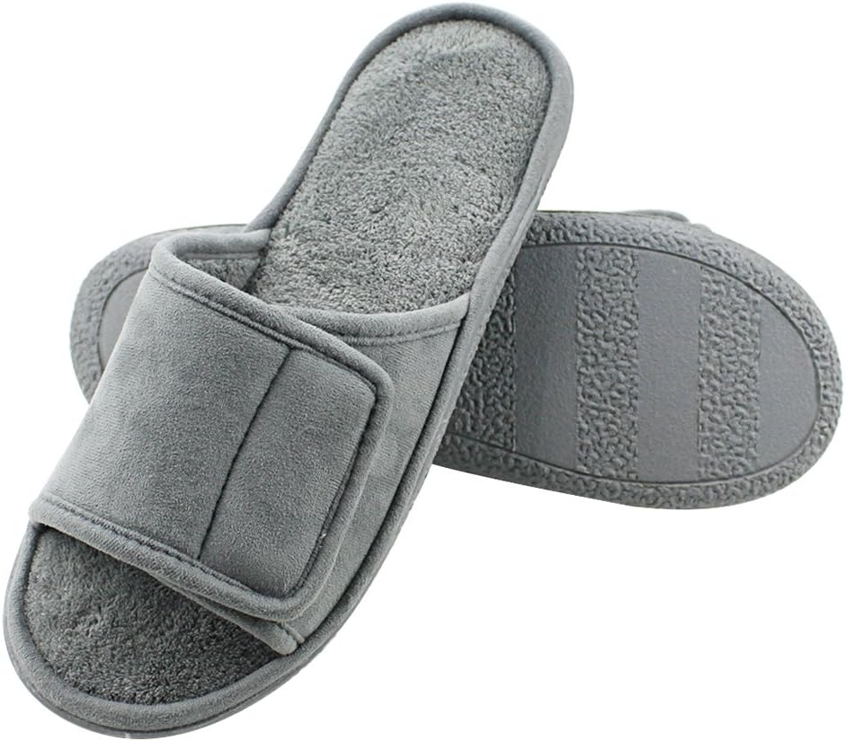 Мужские домашние тапочки Magtoe с регулируемым размером, мягкие, открытый носок, дышащие, удобные шлепанцы с мемори-пеной для дома и спальни, на все сезоны, серый
Мужские домашние тапочки Magtoe с регулируемым размером, мягкие, открытый носок, дышащие, удобные шлепанцы с мемори-пеной для дома и спальни, на все сезоны, серый