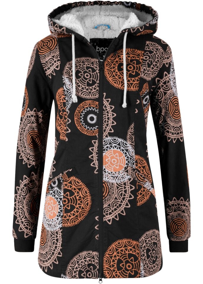 Хлопковая куртка с принтом и капюшоном Bpc Bonprix Collection, черный
Хлопковая куртка с принтом и капюшоном Bpc Bonprix Collection, черный