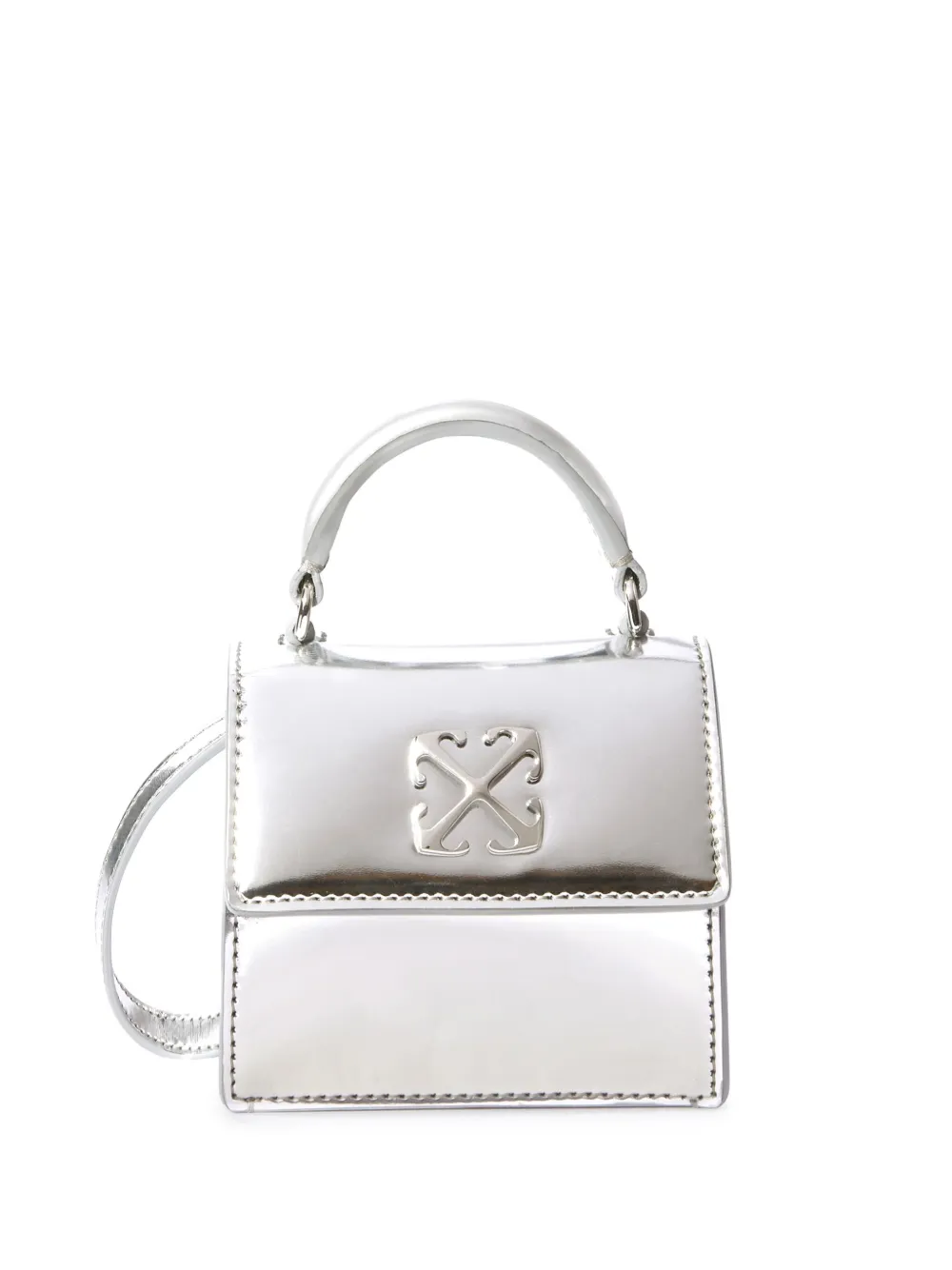 Микро-сумка Jitney OFF-WHITE, серебряный
Микро-сумка Jitney OFF-WHITE, серебряный