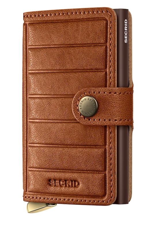 Кожаный кошелек с тиснением Secrid, коричневый
Кожаный кошелек с тиснением Secrid, коричневый