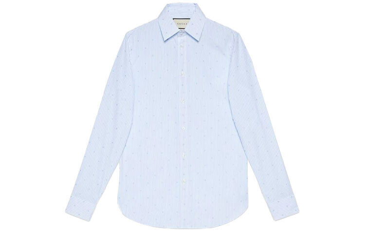 Рубашка мужская светло-синяя Gucci, светло-голубой
Рубашка мужская светло-синяя Gucci, светло-голубой
