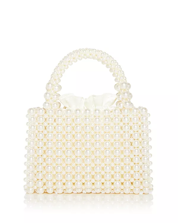 Эксклюзивная сумка с ручкой, украшенная бисером. Aqua, белый
Эксклюзивная сумка с ручкой, украшенная бисером. Aqua, белый