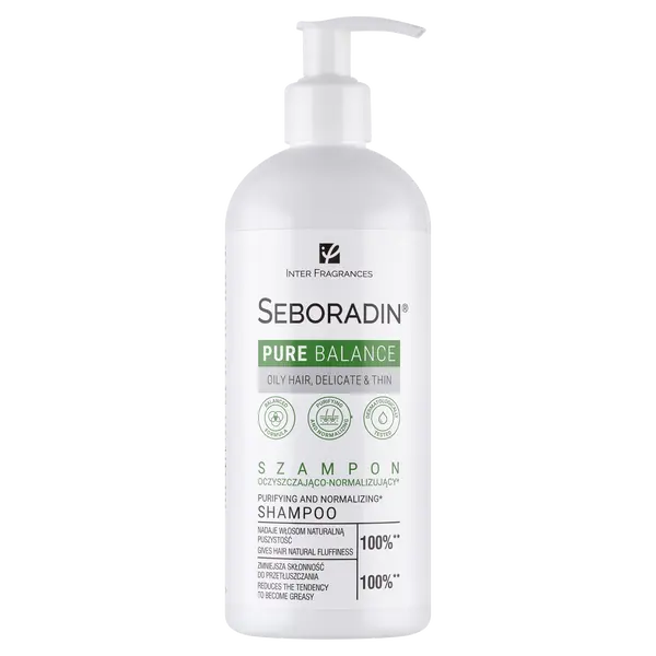 Шампунь для волос, 400 мл Seboradin Pure balance
Шампунь для волос, 400 мл Seboradin Pure balance