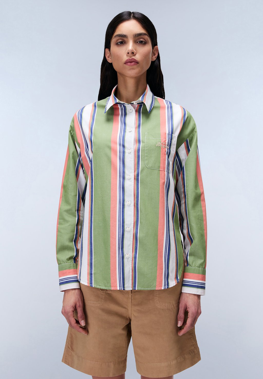 Блузка на пуговицах NICE Napapijri, светло-зеленый
Блузка на пуговицах NICE Napapijri, светло-зеленый