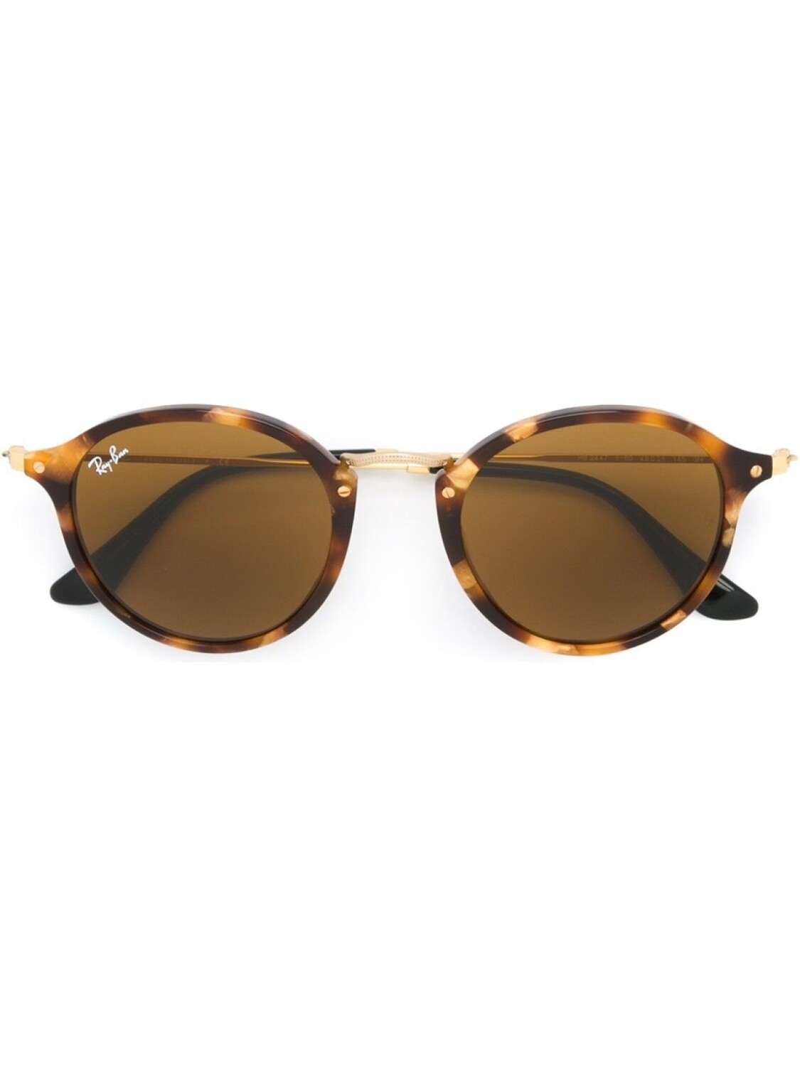 Ray-Ban солнцезащитные очки в круглой оправе, коричневый
Ray-Ban солнцезащитные очки в круглой оправе, коричневый