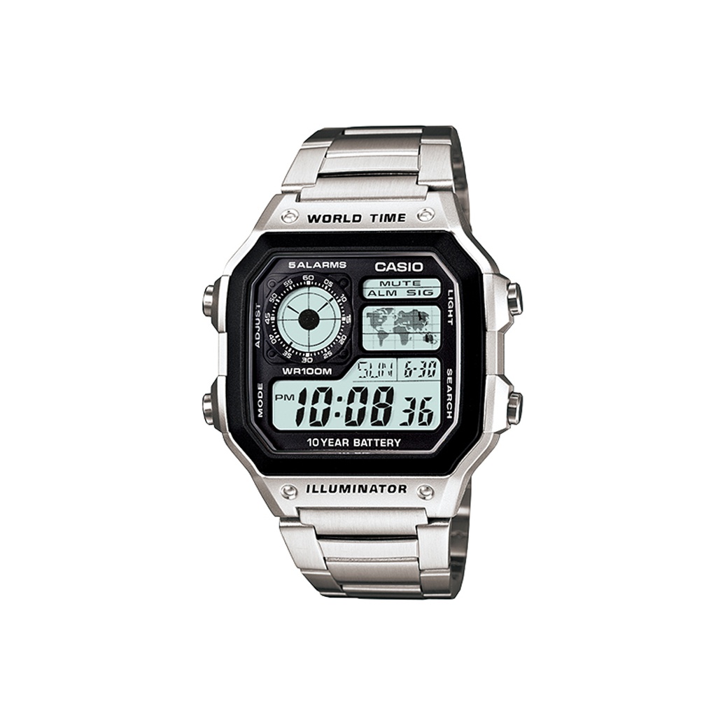 CASIO Часы G Shock AE 1200WHD 1A
CASIO Часы G Shock AE 1200WHD 1A