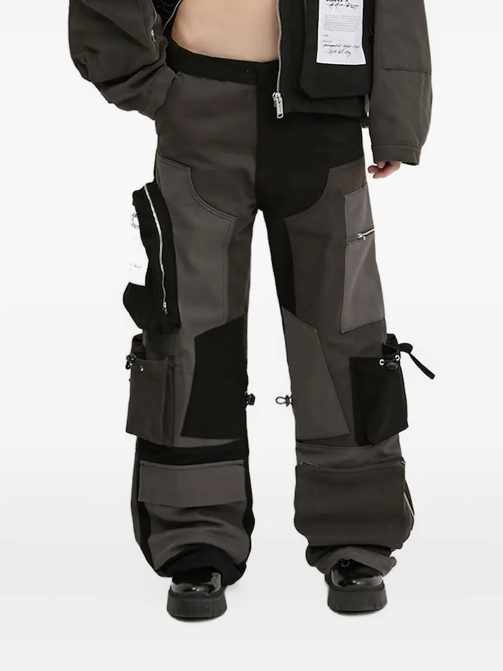 Лоскутные брюки-карго Karl Lagerfeld Jeans, черный
Лоскутные брюки-карго Karl Lagerfeld Jeans, черный