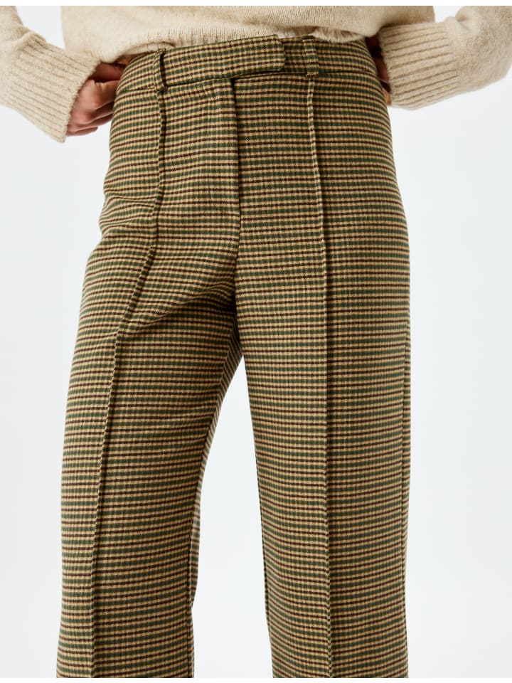 KOTON Брюки в клетку цвета хаки
KOTON Брюки в клетку цвета хаки
