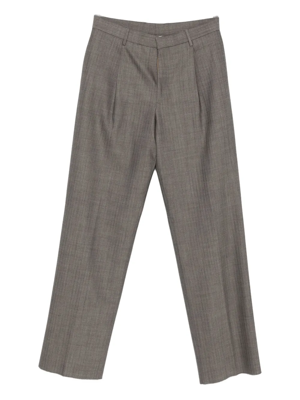 Шерстяные брюки со складками Lardini, коричневый
Шерстяные брюки со складками Lardini, коричневый