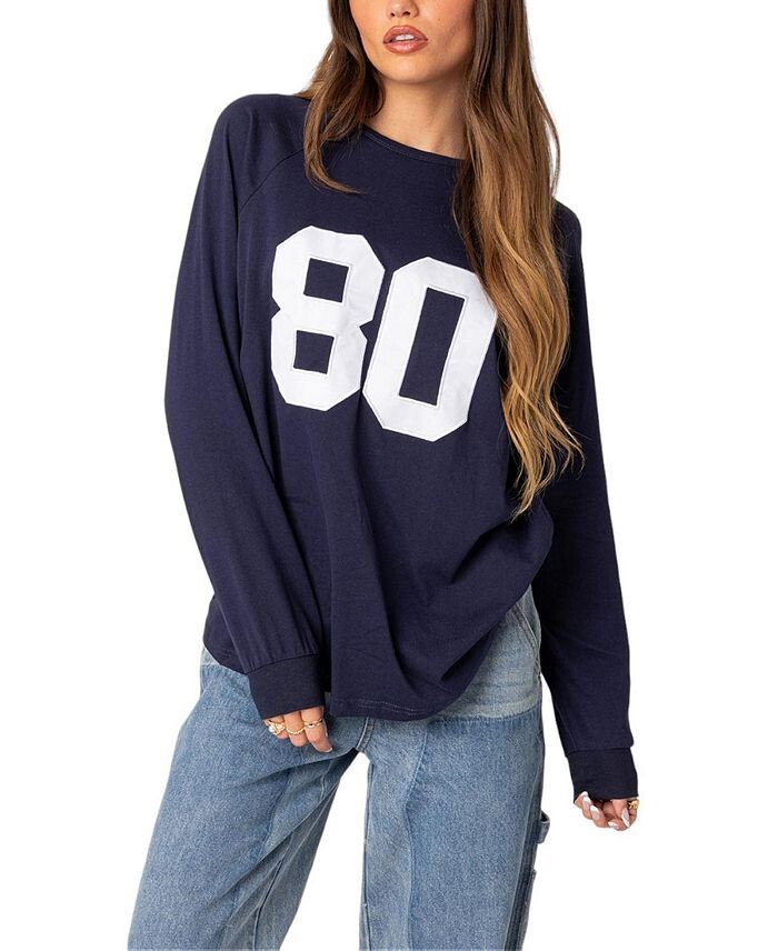 Футболка оверсайз Edikted 80, синий
Футболка оверсайз Edikted 80, синий