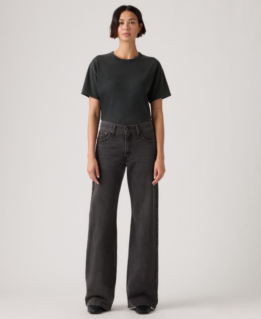 Женские джинсы средней посадки с расклешенными штанинами (Middy Loose Mid Rise Bootcut Jeans) Levi's, Wandering
Женские джинсы средней посадки с расклешенными штанинами (Middy Loose Mid Rise Bootcut Jeans) Levi's, Wandering