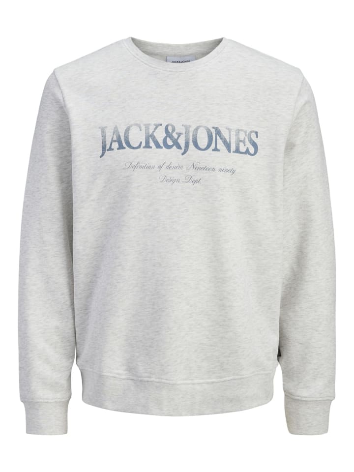 JACK & JONES Junior Повседневная толстовка с круглым вырезом JJDEVIN белого меланжевого цвета
JACK & JONES Junior Повседневная толстовка с круглым вырезом JJDEVIN белого меланжевого цвета