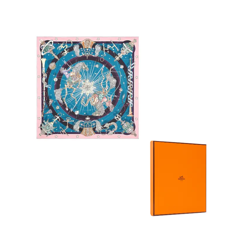 HERMES Шёлковый шарф, Pink/Cobalt Blue/Eggplant Purple
HERMES Шёлковый шарф, Pink/Cobalt Blue/Eggplant Purple