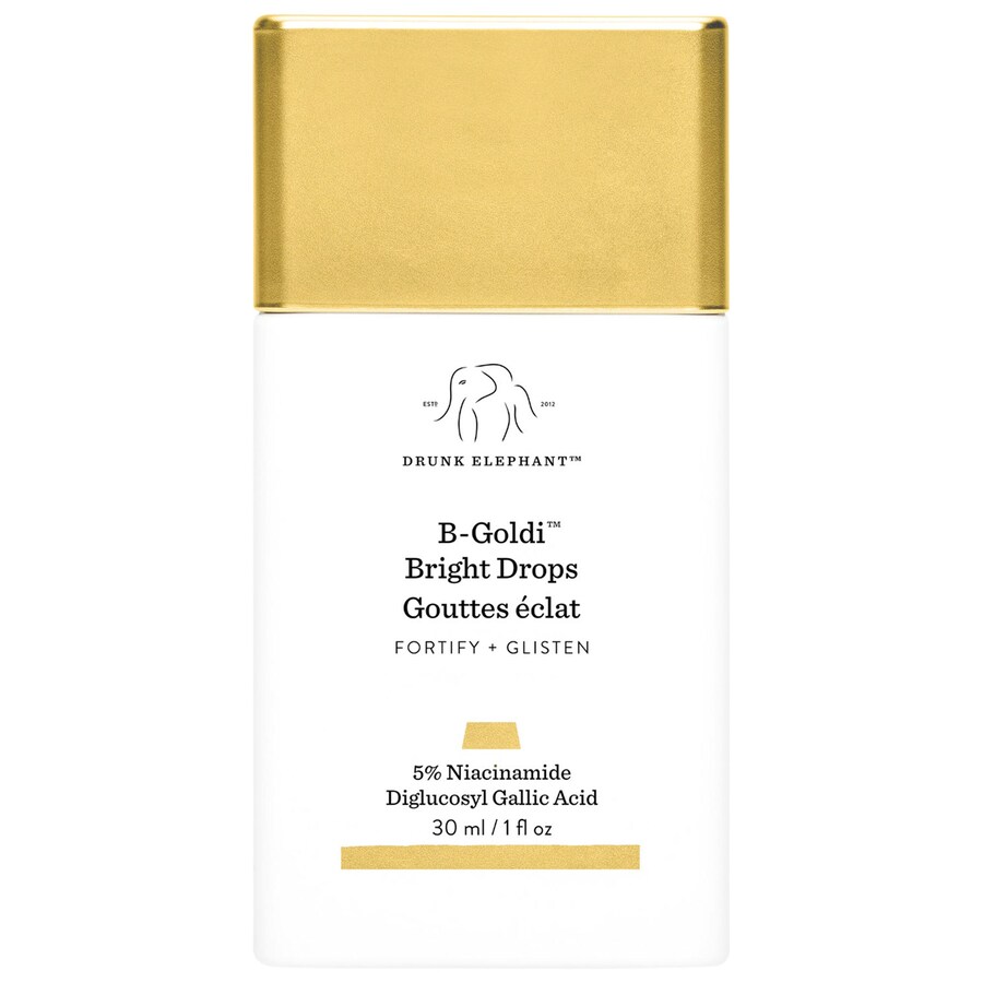 Осветляющие капли B-Goldi Bright с 5% ниацинамидом Drunk Elephant, 1 oz /30 mL
Осветляющие капли B-Goldi Bright с 5% ниацинамидом Drunk Elephant, 1 oz /30 mL