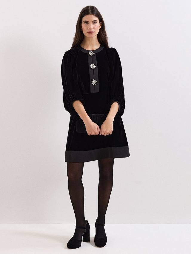 Платье Heidi с бархатными декоративными элементами Phase Eight, Black
Платье Heidi с бархатными декоративными элементами Phase Eight, Black