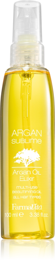 Эликсир с маслом арганы, придающий волосам гладкость и блеск Farmavita, 100 мл
Эликсир с маслом арганы, придающий волосам гладкость и блеск Farmavita, 100 мл
