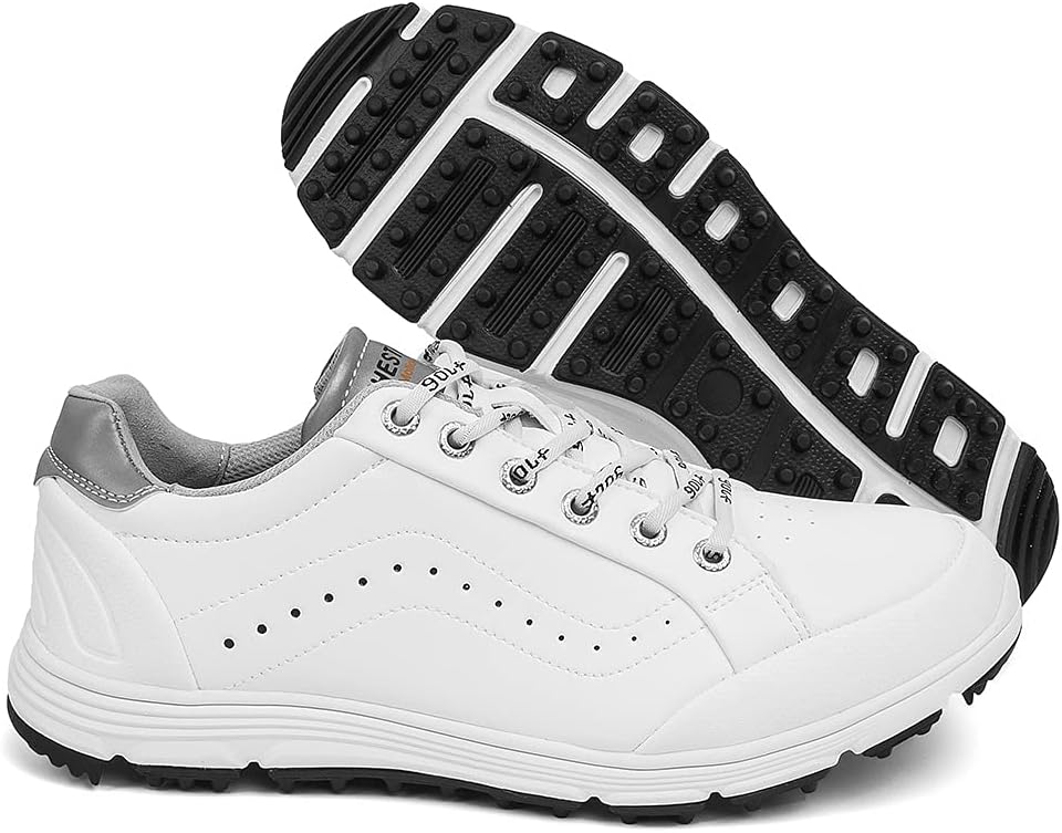 Мужские гольф-кроссовки THESTRON 2021 с шипами, профессиональные, водонепроницаемые, спортивные кроссовки для гольфа, белый
Мужские гольф-кроссовки THESTRON 2021 с шипами, профессиональные, водонепроницаемые, спортивные кроссовки для гольфа, белый