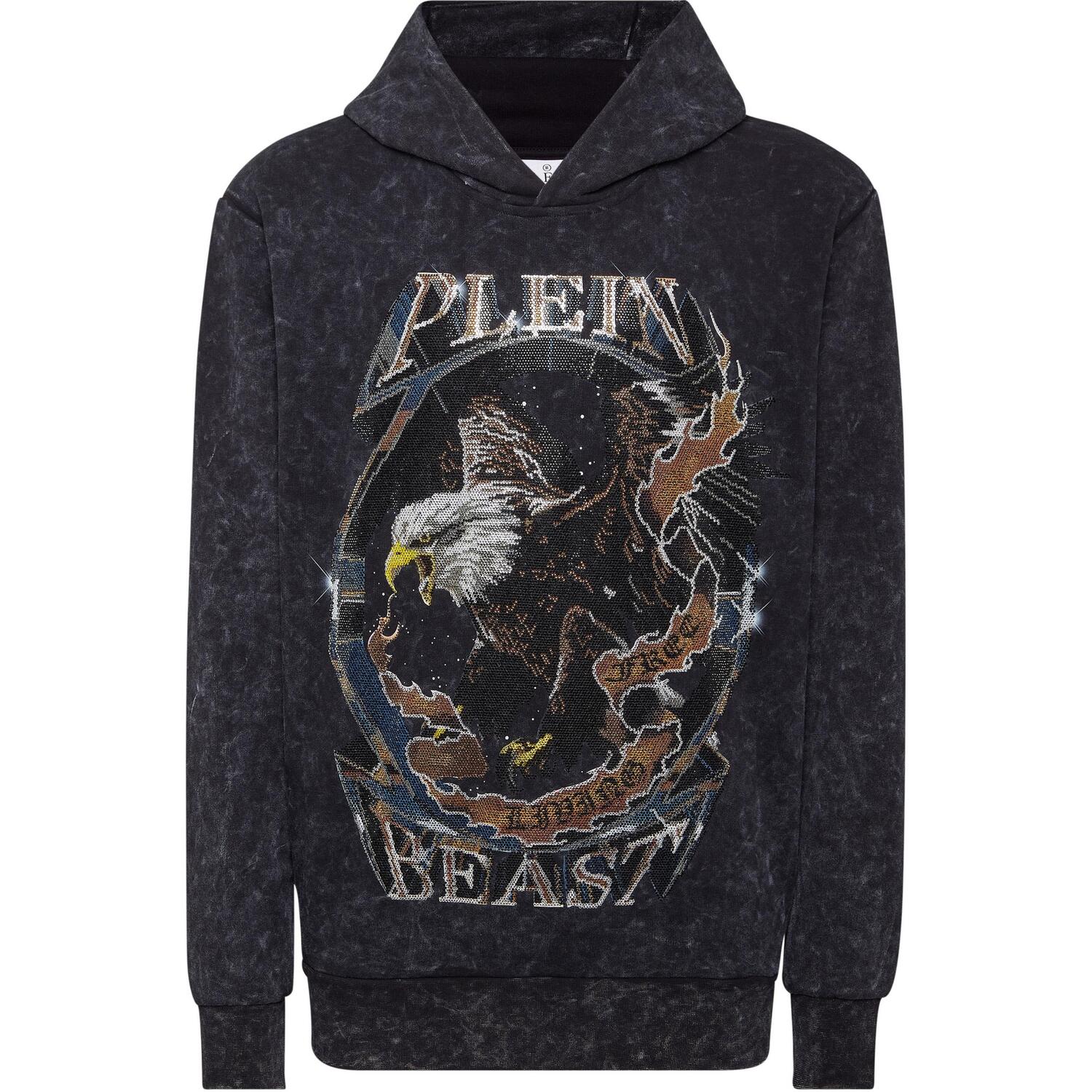 Худи с логотипом PHILIPP PLEIN, черный
Худи с логотипом PHILIPP PLEIN, черный