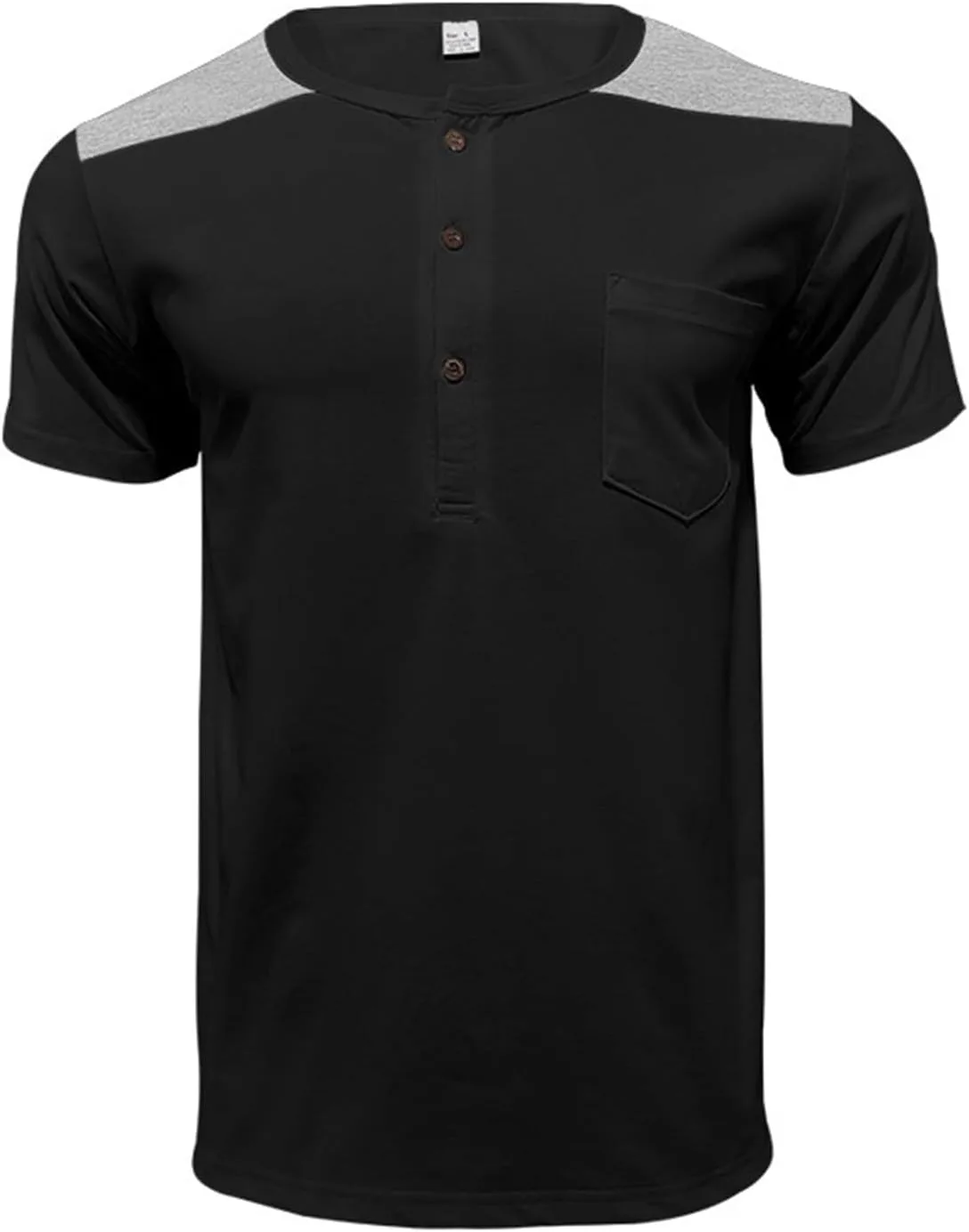 Мужская футболка поло с коротким рукавом Henley QUNPIU
Мужская футболка поло с коротким рукавом Henley QUNPIU