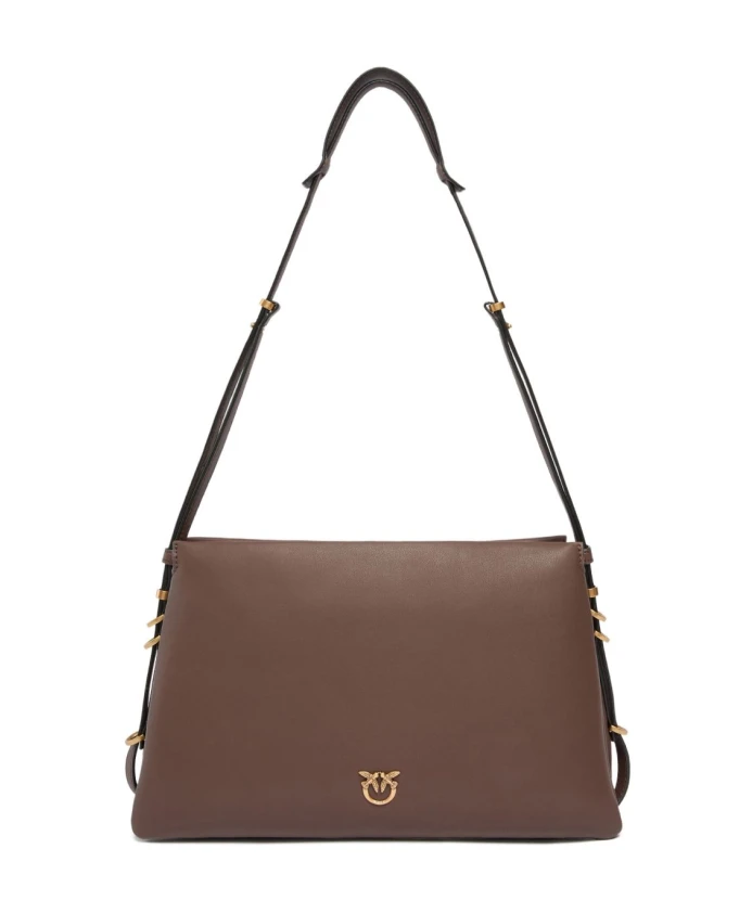 Коричнево-Золотая сумка через плечо Pinko, коричневый
Коричнево-Золотая сумка через плечо Pinko, коричневый