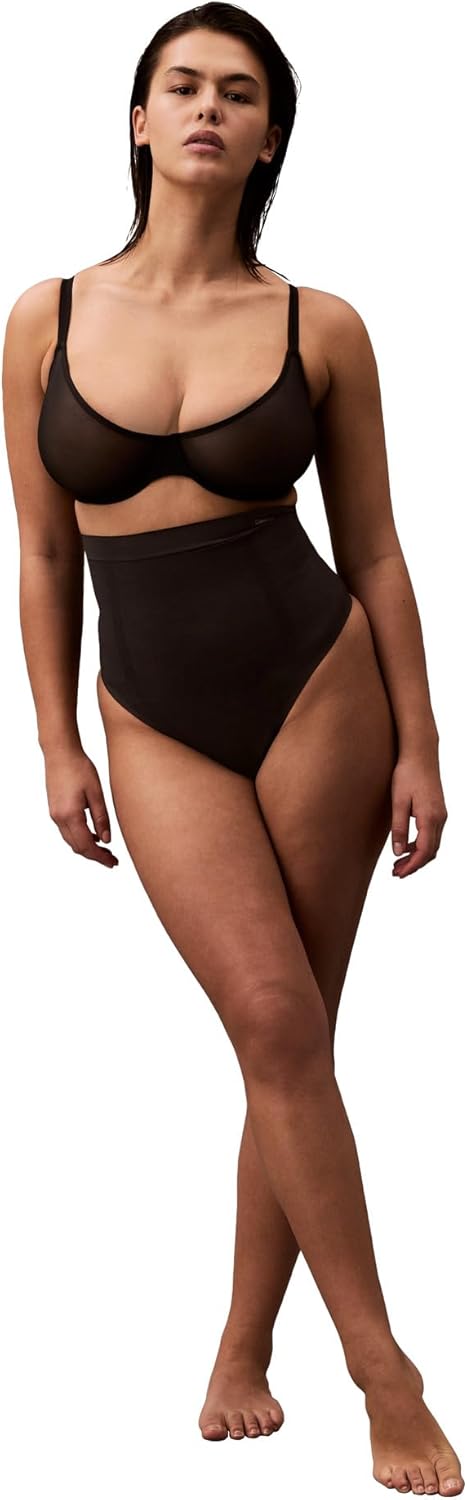 Утягивающие трусики-стринги с высокой талией Calvin Klein Women's Shapewear Secure Sculpt, Black
Утягивающие трусики-стринги с высокой талией Calvin Klein Women's Shapewear Secure Sculpt, Black