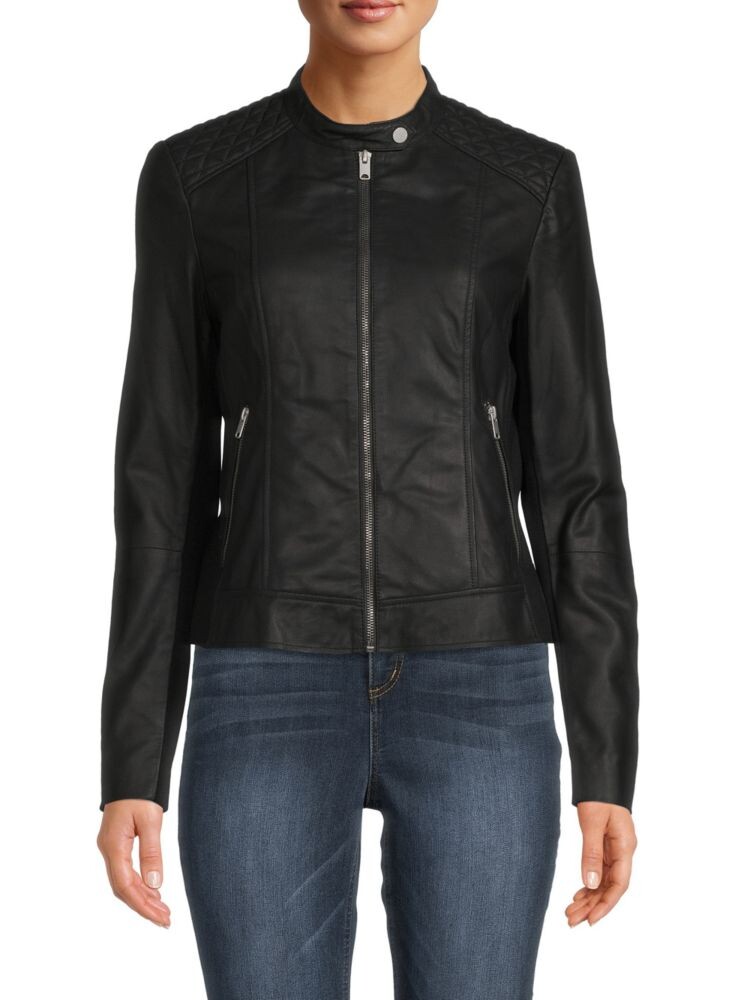 Кожаная байкерская куртка Glenbrook Andrew Marc, черный
Кожаная байкерская куртка Glenbrook Andrew Marc, черный