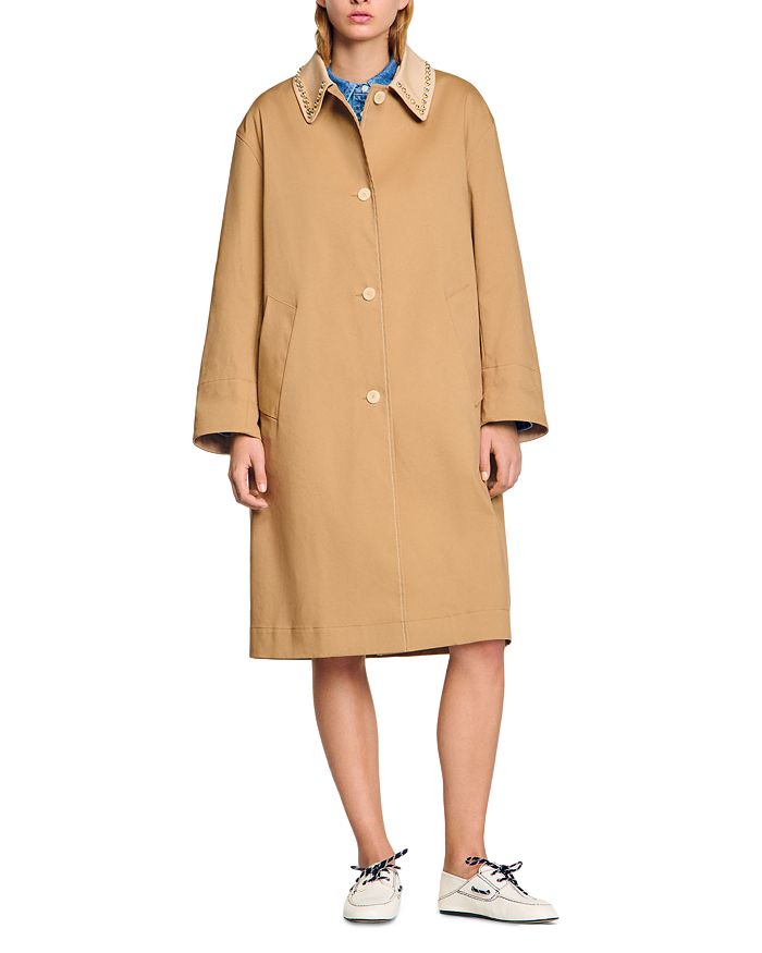 Украшенный тренчкот Sandro, коричневый/бежевый
Украшенный тренчкот Sandro, коричневый/бежевый