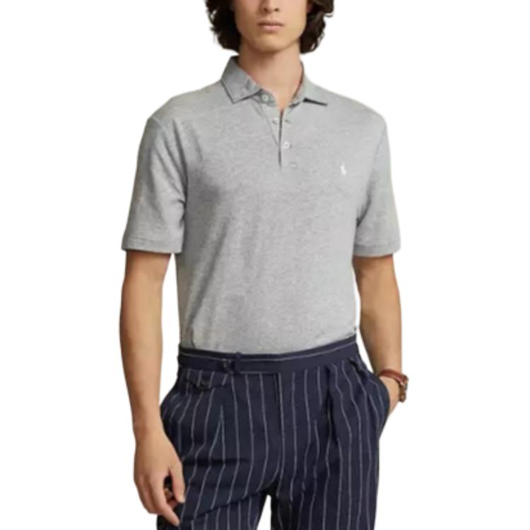 Серая поло для мужчин Polo Ralph Lauren, серый
Серая поло для мужчин Polo Ralph Lauren, серый