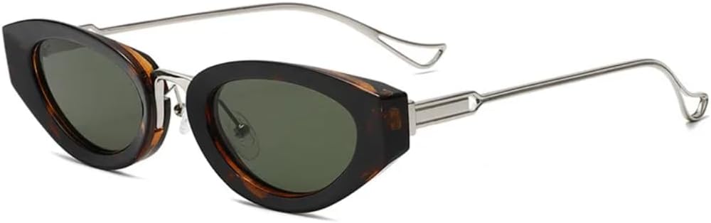 Ретро маленькие солнцезащитные очки «кошачий глаз» для женщин, модные градиентные очки, защита от УФ-излучения UV400, желтые очки для мужчин TKKTLLT, Leopard Dark Green
Ретро маленькие солнцезащитные очки «кошачий глаз» для женщин, модные градиентные очки, защита от УФ-излучения UV400, желтые очки для мужчин TKKTLLT, Leopard Dark Green