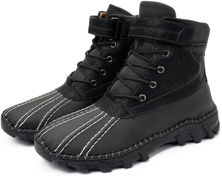 Водонепроницаемые резиновые сапоги, верх из коричневой кожи с черной резиновой оболочкой, зимние сапоги на шнуровке с регулируемым ремешком Generic
Водонепроницаемые резиновые сапоги, верх из коричневой кожи с черной резиновой оболочкой, зимние сапоги на шнуровке с регулируемым ремешком Generic