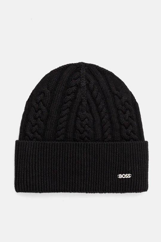 Шерстяная шапка Boss, черный
Шерстяная шапка Boss, черный