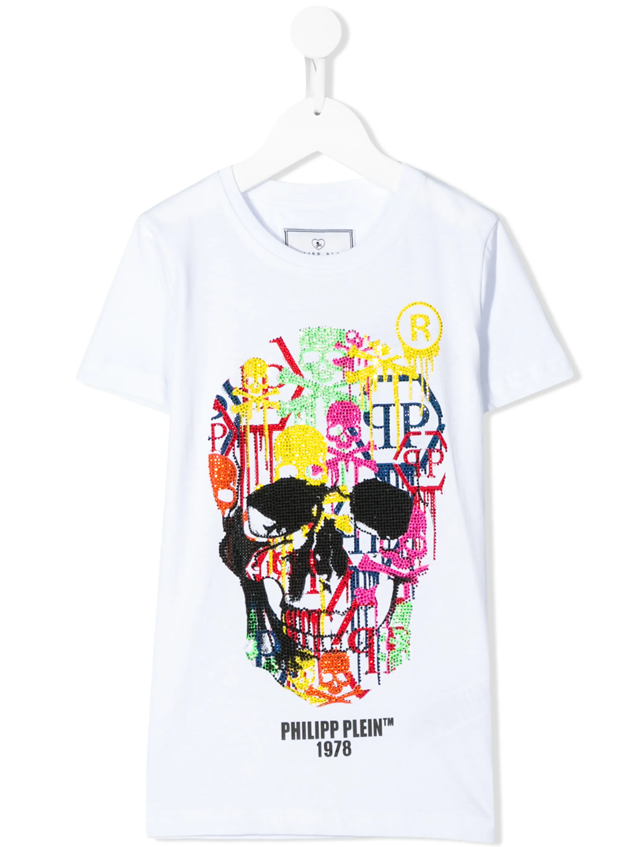 Декорированная футболка Philipp Plein Junior, белый
Декорированная футболка Philipp Plein Junior, белый