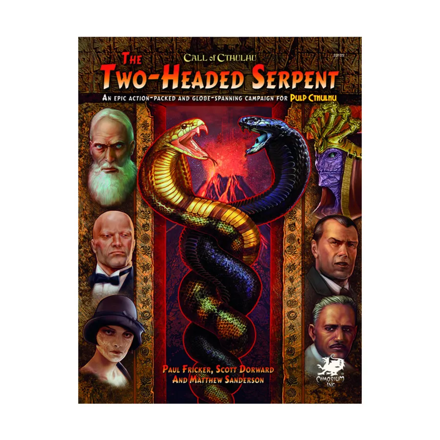 Two-Headed Serpent, Call of Cthulhu (7th Edition), твердый переплет 
Two-Headed Serpent, Call of Cthulhu (7th Edition), твердый переплет