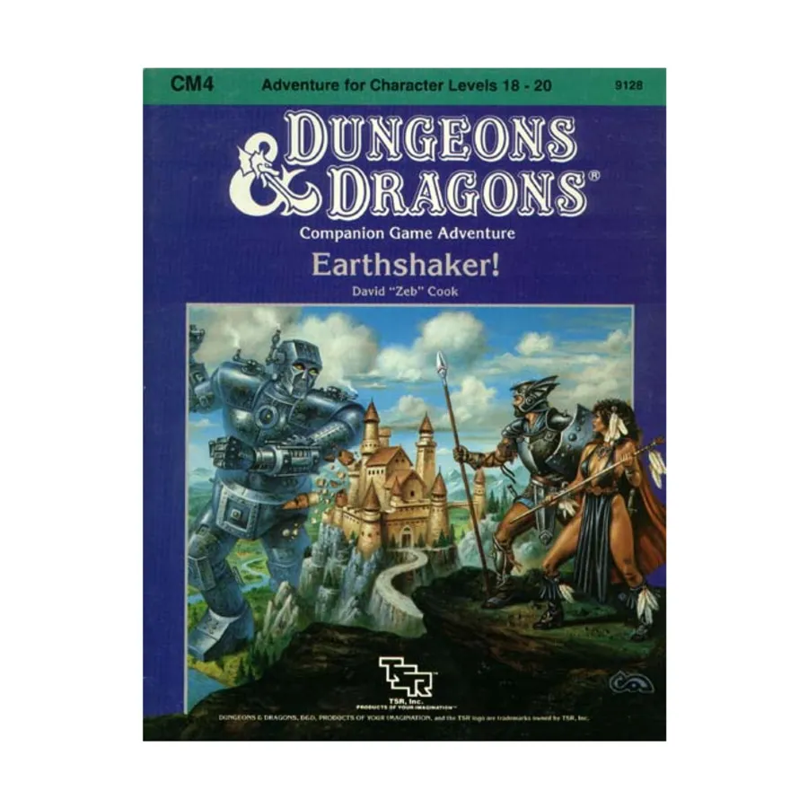 Модуль Earthshaker!, Basic Dungeons & Dragons (Original Edition) - Modules & Adventures - CM Series
Модуль Earthshaker!, Basic Dungeons & Dragons (Original Edition) - Modules & Adventures - CM Series