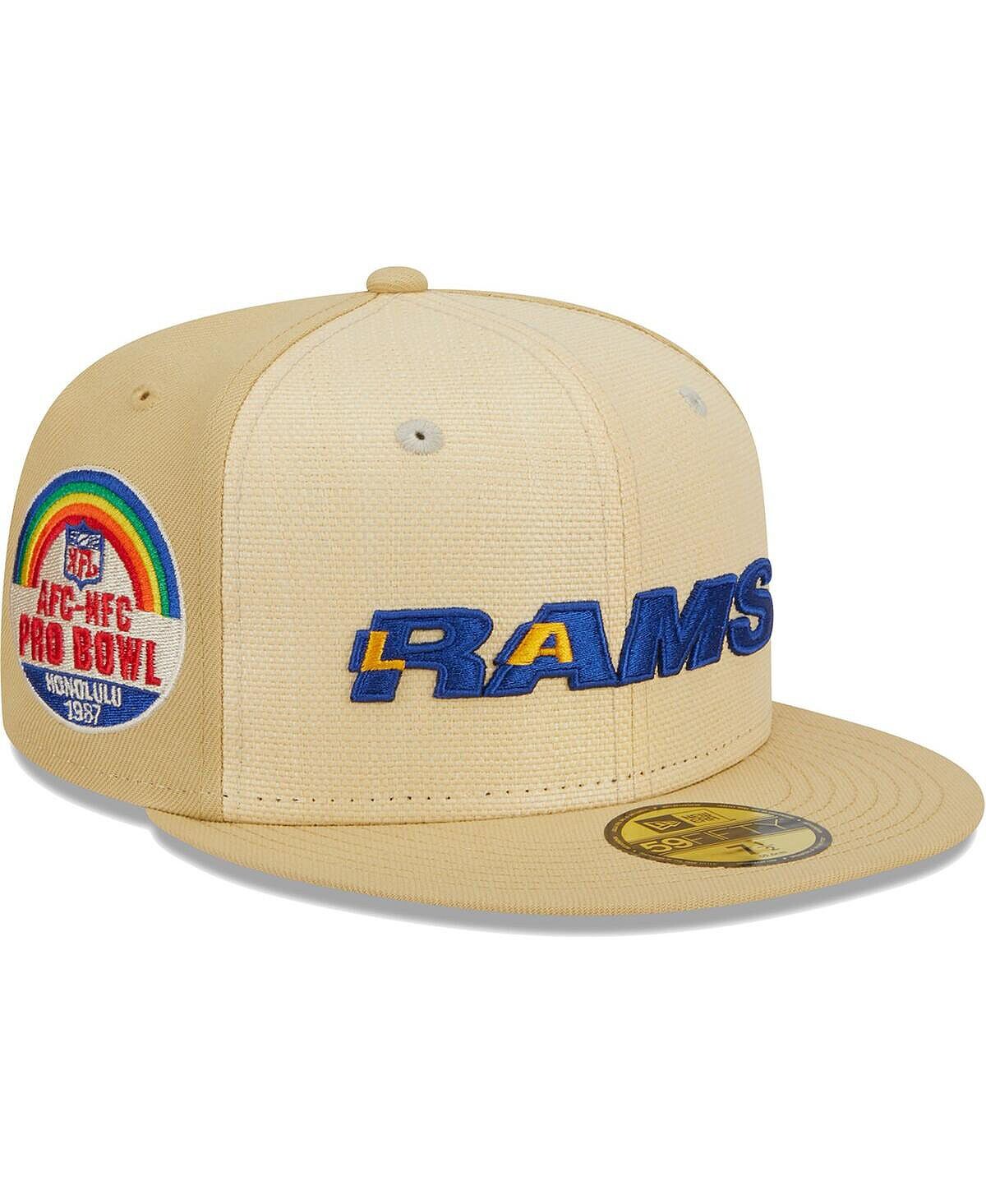Мужская приталенная шляпа цвета хаки Los Angeles Rams из рафии спереди 59FIFTY New Era
Мужская приталенная шляпа цвета хаки Los Angeles Rams из рафии спереди 59FIFTY New Era