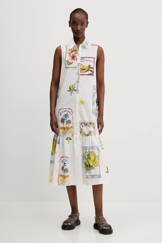 Хлопковое платье BARCELONA Desigual, белый
Хлопковое платье BARCELONA Desigual, белый