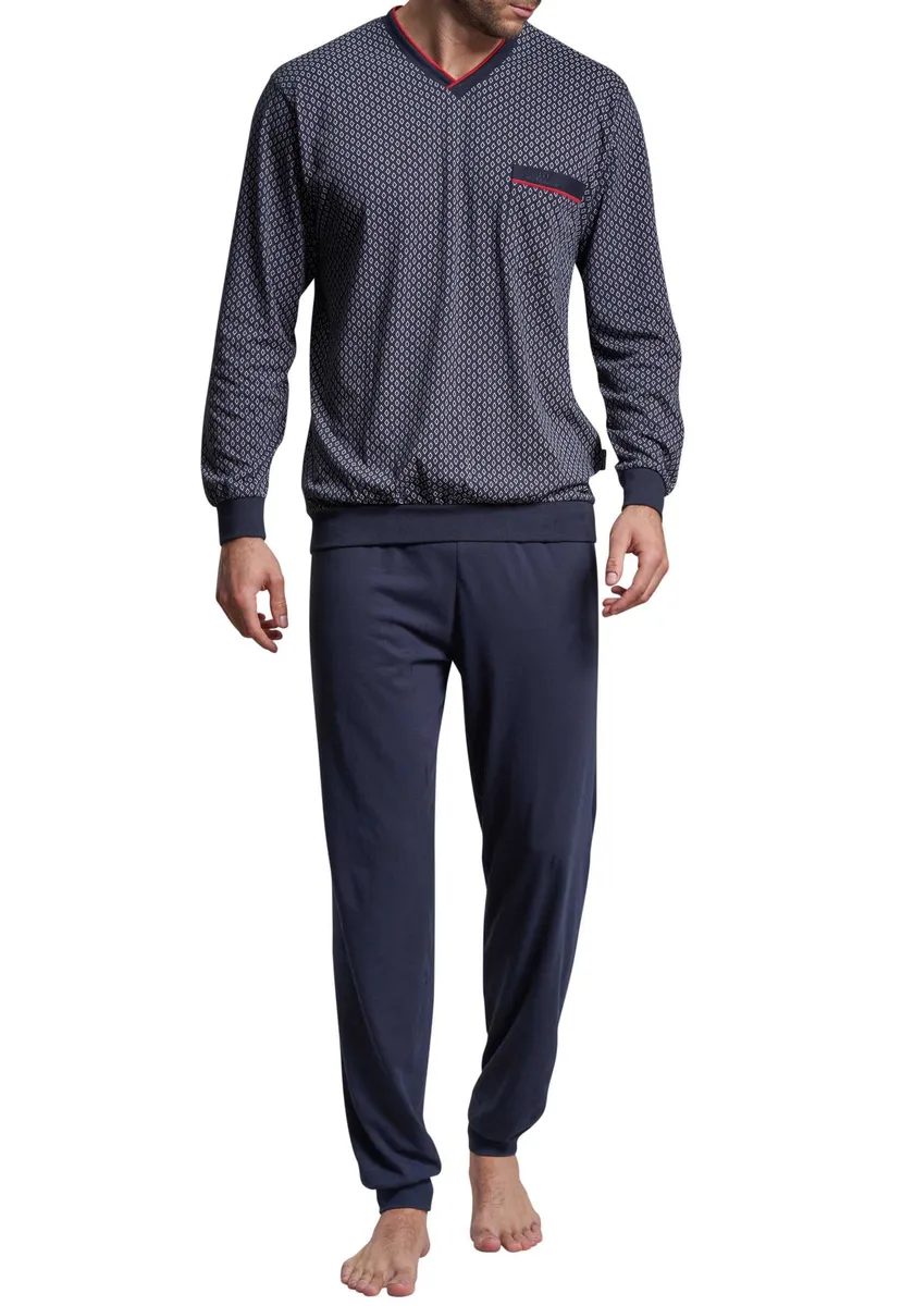 Пижама GÖTZBURG "Manhattan" (2 шт.), с практичными манжетами и нагрудным карманом, цвет морской волны
Пижама GÖTZBURG "Manhattan" (2 шт.), с практичными манжетами и нагрудным карманом, цвет морской волны