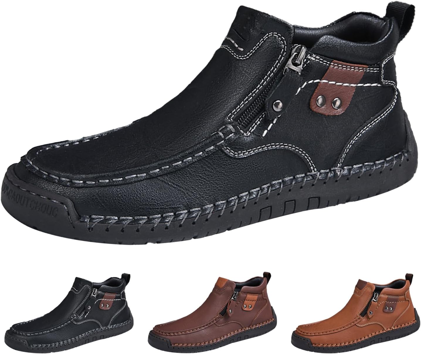 Мужские ботинки Чукка средней высоты без шнуровки, винтажная кожа, ручная строчка, эластичные, противоскользящие, для вождения, прогулок и повседневной носки Hneowgn, черный
Мужские ботинки Чукка средней высоты без шнуровки, винтажная кожа, ручная строчка, эластичные, противоскользящие, для вождения, прогулок и повседневной носки Hneowgn, черный