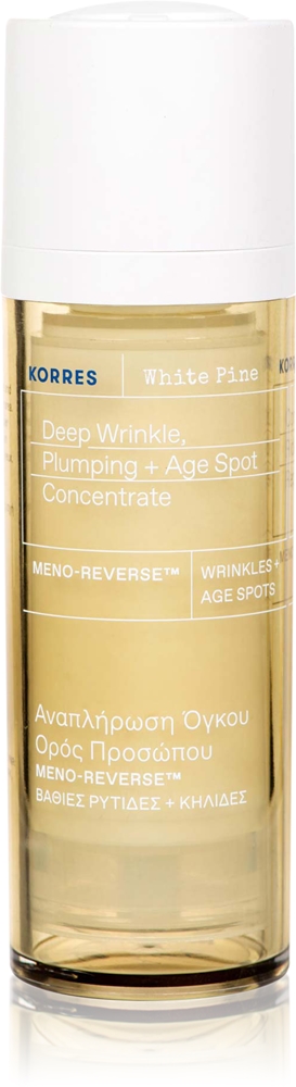Сыворотка против морщин «Мено-Реверс» с белой сосной для идеальной кожи Korres, 30 мл
Сыворотка против морщин «Мено-Реверс» с белой сосной для идеальной кожи Korres, 30 мл