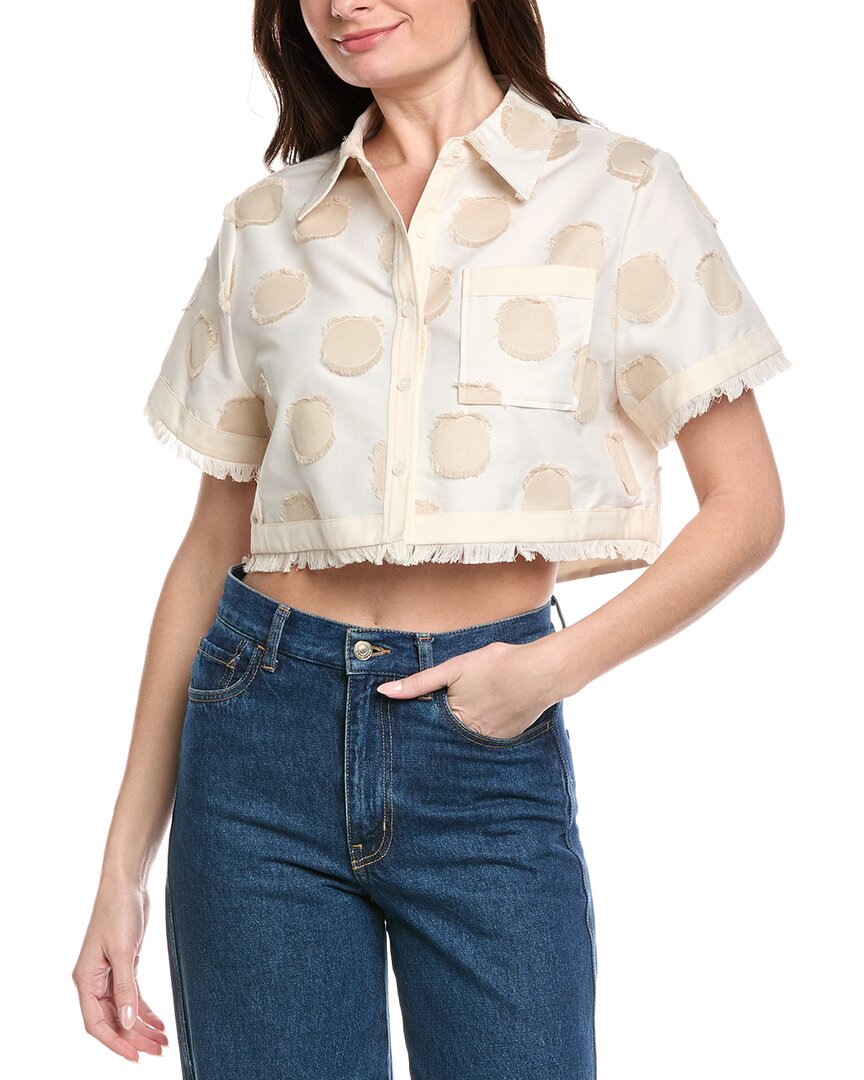 SIMKHAI Topanga Shirt, бежевый
SIMKHAI Topanga Shirt, бежевый