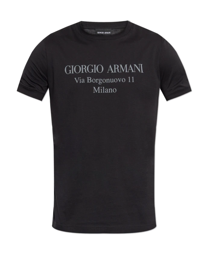 Футболка Borgonuovo 11 с круглым вырезом Giorgio Armani, черный
Футболка Borgonuovo 11 с круглым вырезом Giorgio Armani, черный